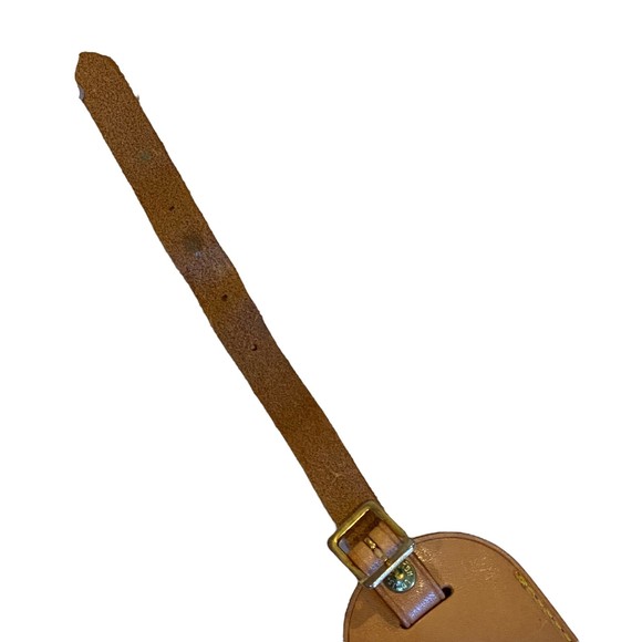 Louis Vuitton Authentic Leather Luggage Tag and Belt/Strap Set - Picture 6 of 8